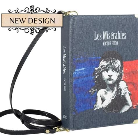 Les Miserables Book Wallet, Book Purse, Zip Around .